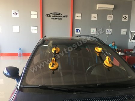 BMW E46 rəngli şüşə
